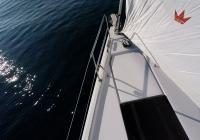 sailing yacht sailing boat bow anchor windlass furling genoa
